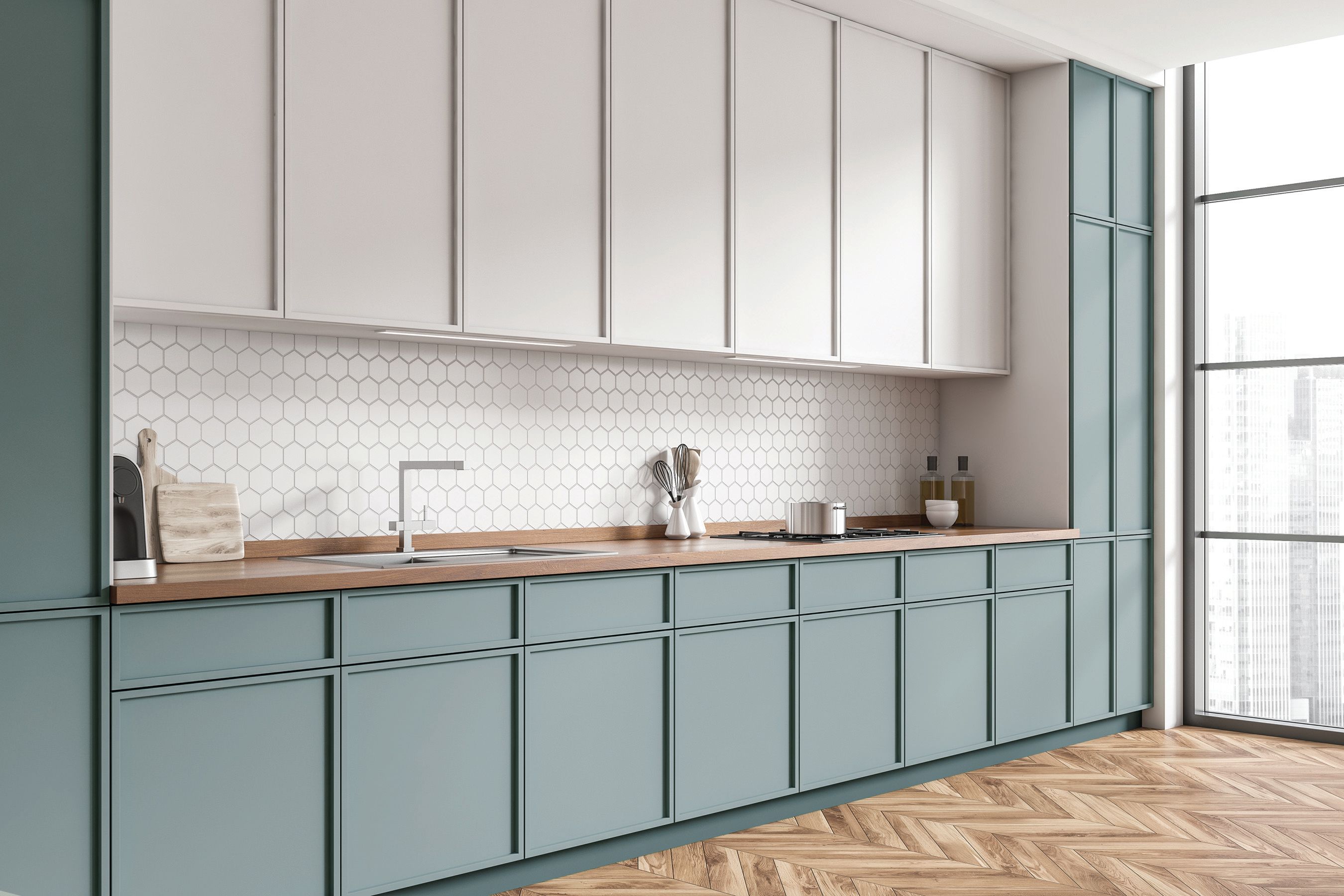 Kitchen featuring VelourTouch Bamboo Shoots VT26
