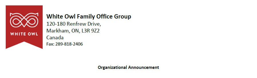Olon Announcement: The retirement of Greg Stoner and appointment of new President, Sylvain Duchesne.
