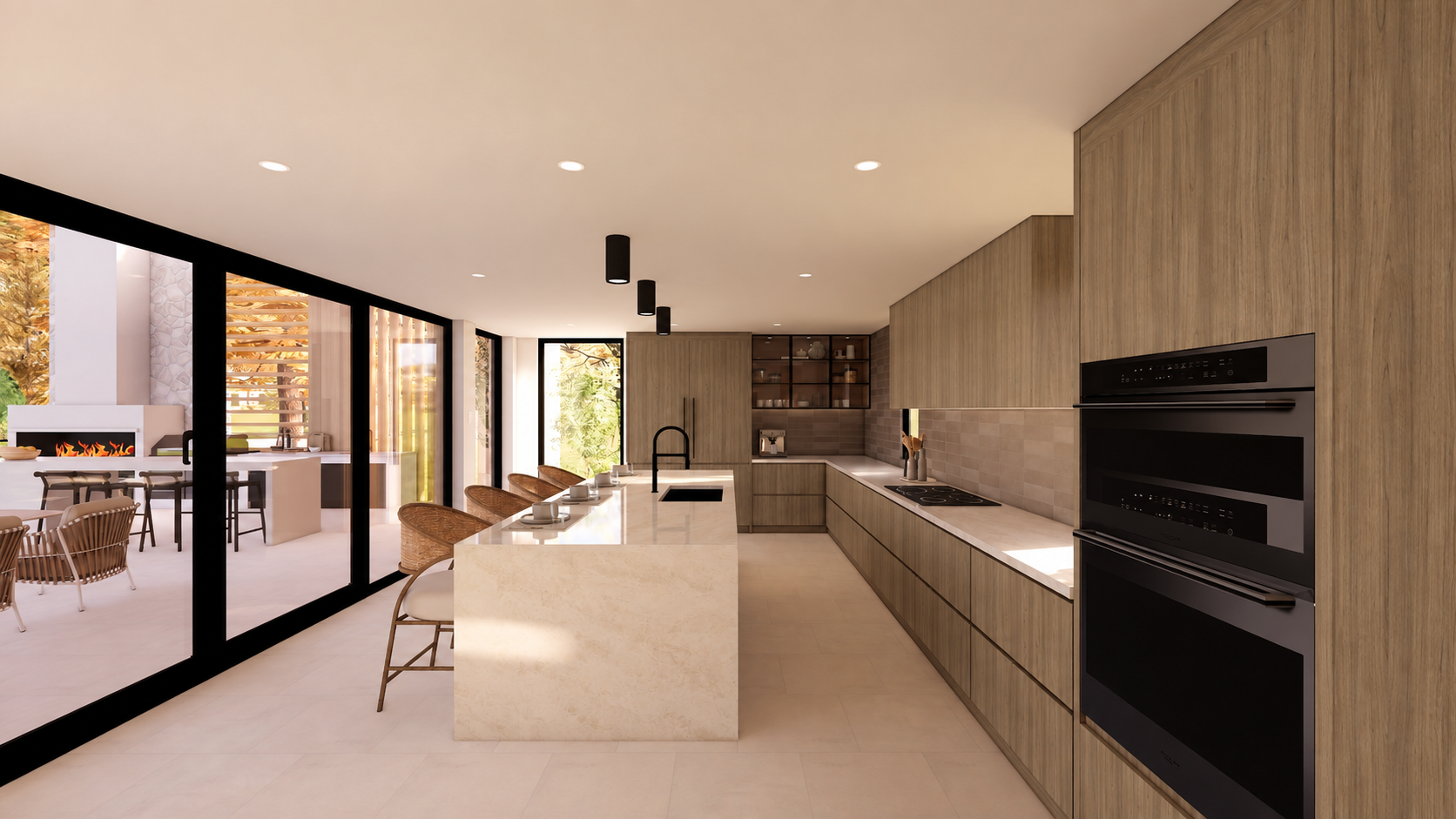 Open-Concept Living Area